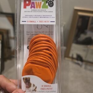 PAWZ Vibrant Orange Dog Boots